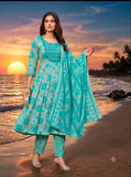 Frock style summmer collection - teal blue