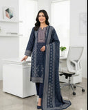Full sleeve indigo blue kurta set