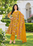 Embroided yellow yok suit