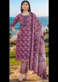 cotton straight kurta set - voilet