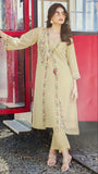 Beautiful three-piece fusion suit.
